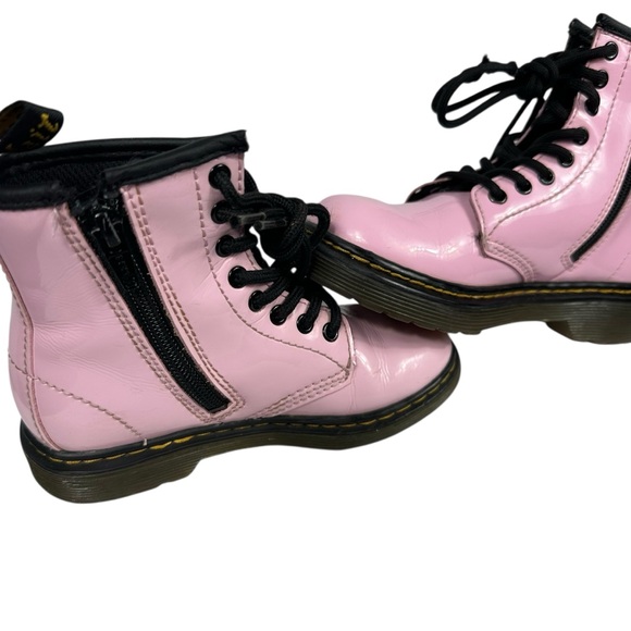Dr. Martens Kids Pink Boots Size 11 - Picture 4 of 8